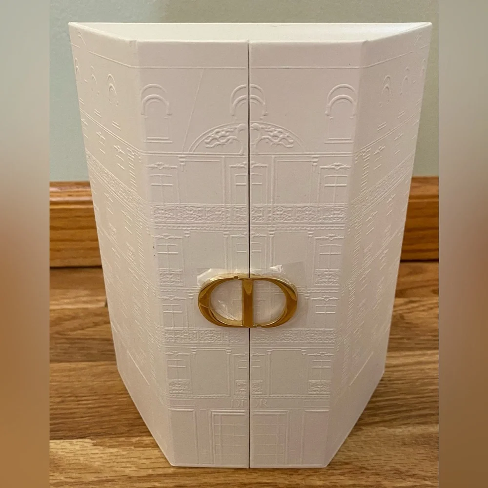 Christian Dior Decorative Box Set - White & Gold New